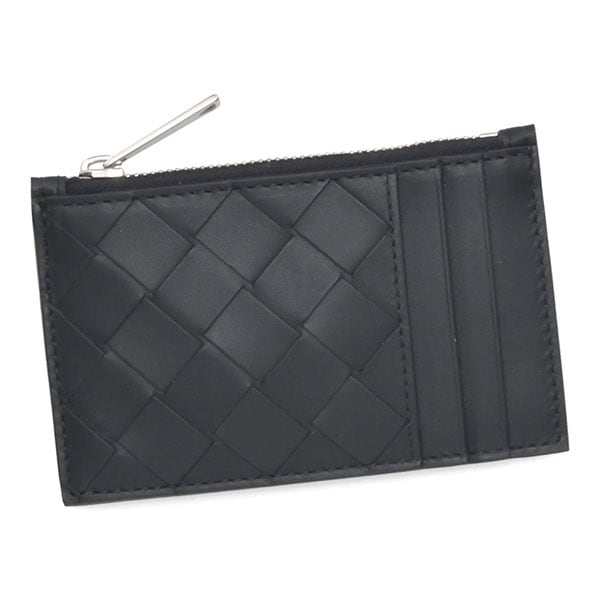 ボッテガヴェネタ 財布 メンズ BOTTEGA VENETA イントレチャート ファスナーカードケース 755985 VCPQ3 8803 ブラック