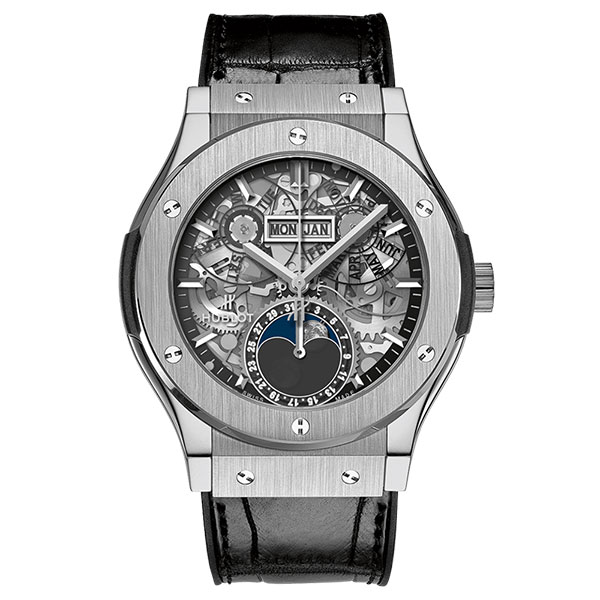 ウブロ HUBLOT クラシックフュージョン　アエロフュージョン ムーンフェイズ チタニウム  547.NX.0170.LR 新品未使用
