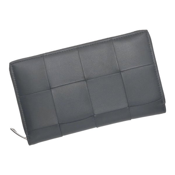 ボッテガヴェネタ 財布 BOTTEGA VENETA カセット 651368 V3U01 8803 ブラック シルバー金具