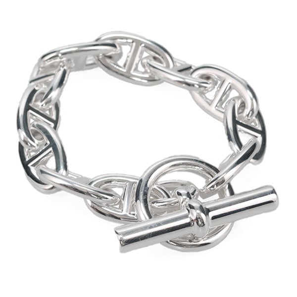 【プレミアム価格】 エルメス シェーヌダンクル GM ブレスレット HERMES シルバー 11コマ 101672