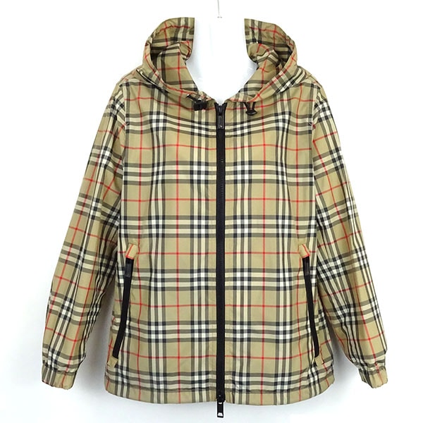 バーバリー レディース ナイロンジャケット BURBERRY チェックジャケット 8025678 サイズ8 Mサイズ相当 ※サイズ別の在庫状況はお問合せください。