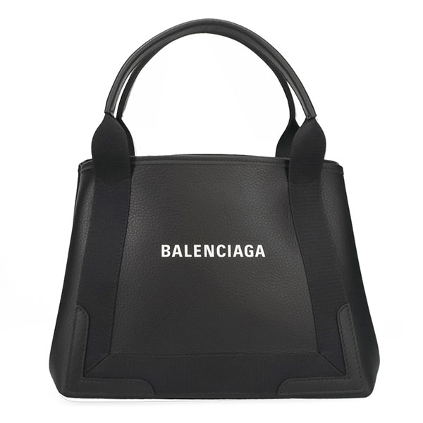 バレンシアガ バッグ BALENCIAGA ネイビー スモールカバス レザー 339933 D6WXN 1060 ブラック