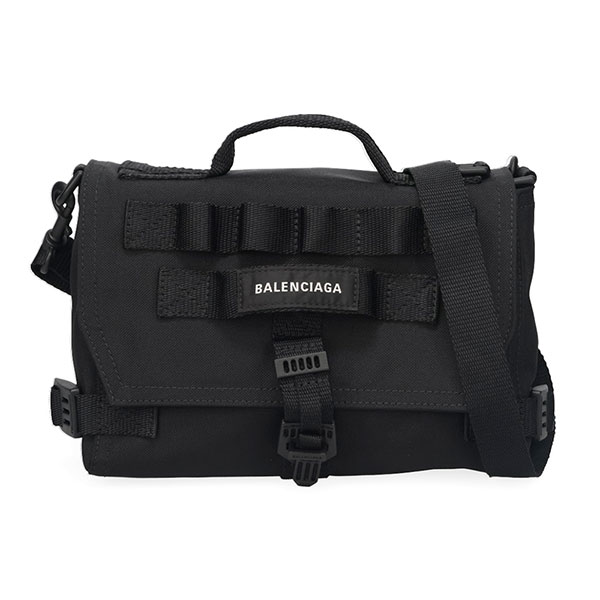 バレンシアガ バッグ メンズ BALENCIAGA アーミー スモールメッセンジャーバッグ 656106 2BKPI 1000 ブラック