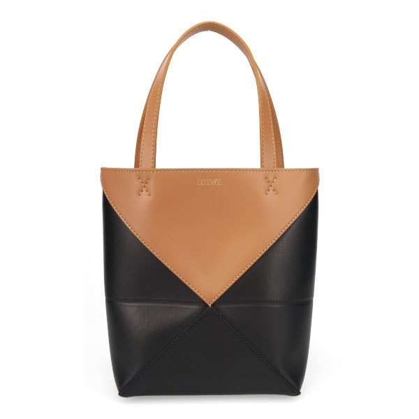 ロエベ バッグ レディース LOEWE パズル フォルドトートミニ A779V25X07 2727 ウォームデザート+ブラック