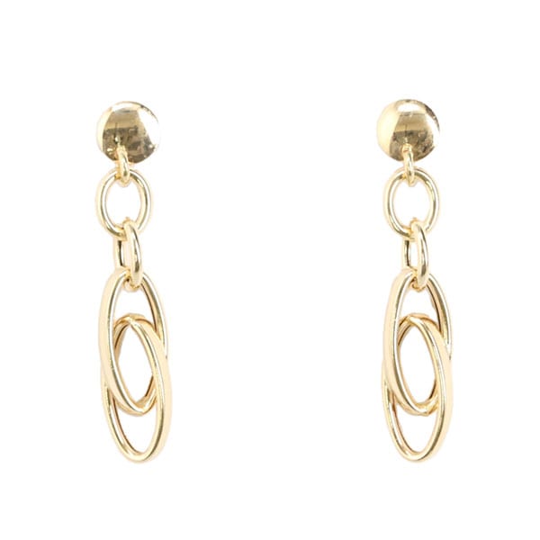 ウノアエレ UNOAERRE K18イエローゴールドデザインピアス 30561