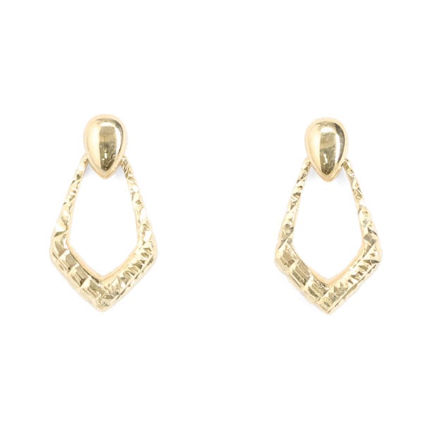 ウノアエレ UNOAERRE K18イエローゴールドデザインピアス 30534