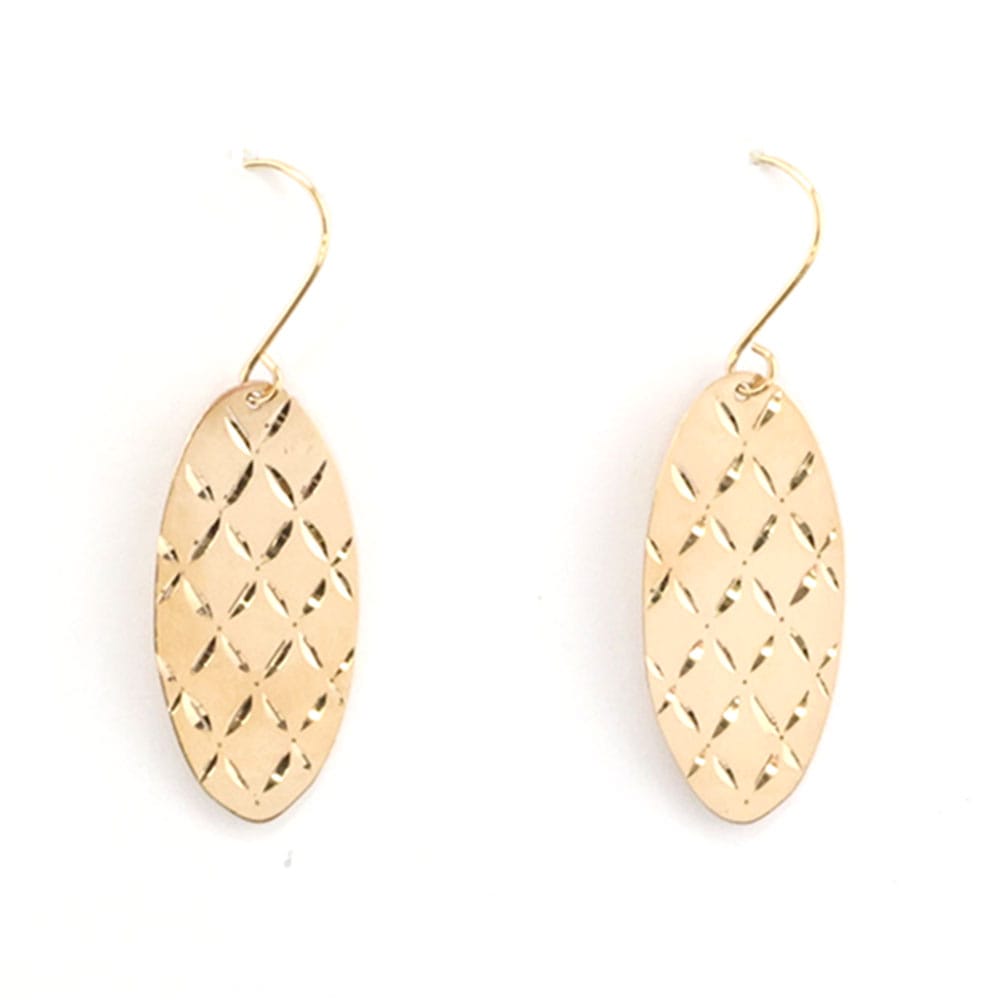 ウノアエレ UNOAERRE K18イエローゴールド デザインピアス 30562