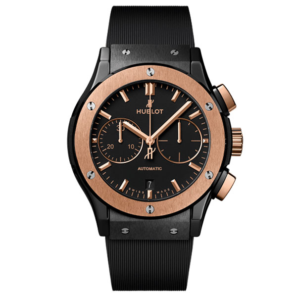 ウブロ HUBLOT クラシック・フュージョン クロノグラフ セラミック キングゴールド 521.CO.1181.RX