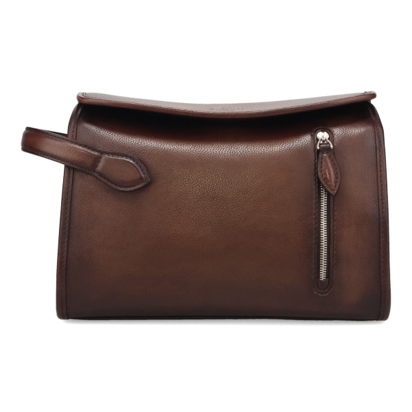 【プレミアム価格】 ベルルッティ バッグ メンズ BERLUTI モーニング オン ストラップ レザー メッセンジャー ブラウン 306909