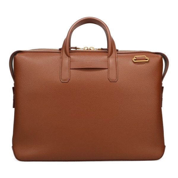 ダンヒル 1893 シングルドキュメントケース 24F3490XA ブラウン dunhill TW | 1893 Harness East West Tote Bag for men