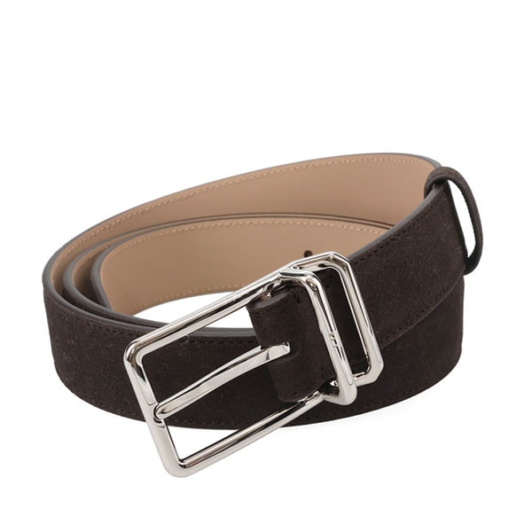 ダンヒル ベルト DUNHILL 24R4T25SN スエード ダークブラウン サイズ95cm