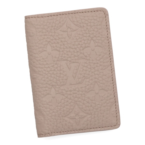【プレミアム価格】 ルイヴィトン カードケース メンズ LOUIS VUITTON トリヨンレザー オーガナイザードゥポッシュ リバーストーンベージュ M13974