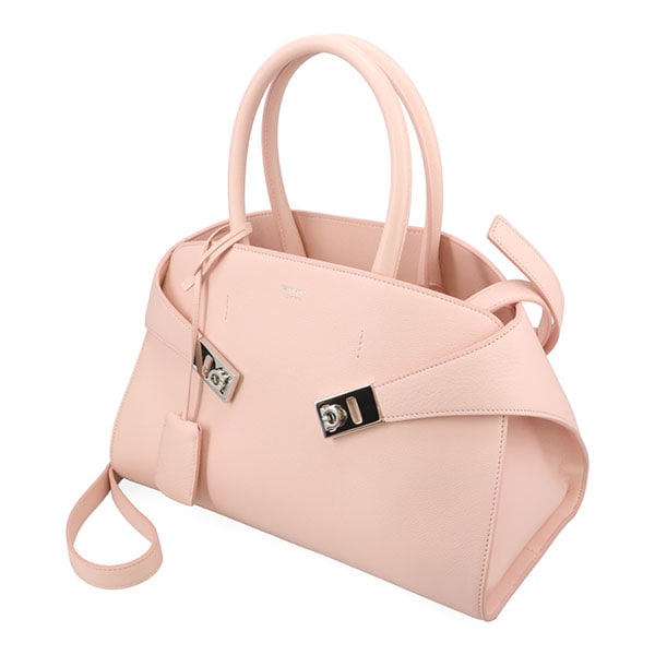 フェラガモ バッグ レディース Ferragamo ハグ M 215608 NYLUND PINK