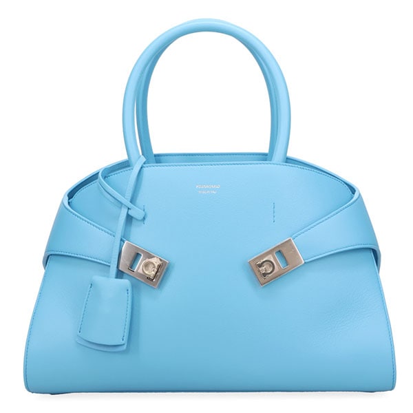 フェラガモ バッグ レディース ハグ スモール 215608AZUR ブルー フェラガモ バッグ レディース Ferragamo ハグ スモール 215608