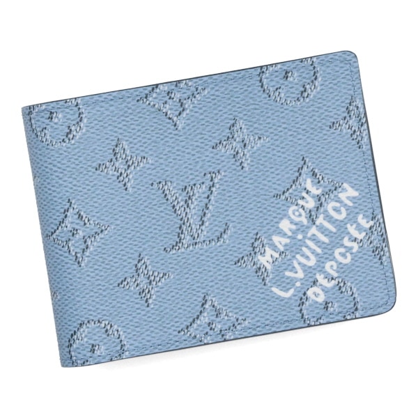 【プレミアム価格】 ルイヴィトン 財布 メンズ LOUIS VUITTON モノグラムヘリテージ ブルー M14691