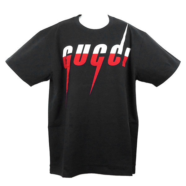 グッチ Tシャツ メンズ GUCCI ブレード 565806 XJAZY 1141 ブラック サイズS ※サイズ別の在庫状況はお問合せください。