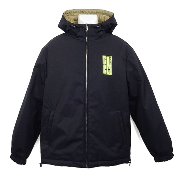 GUCCI グッチ リバーシブルナイロンブルゾン メンズ 50 中古・古着通販】GUCCI (グッチ) GGリバーシブルナイロンブルゾン