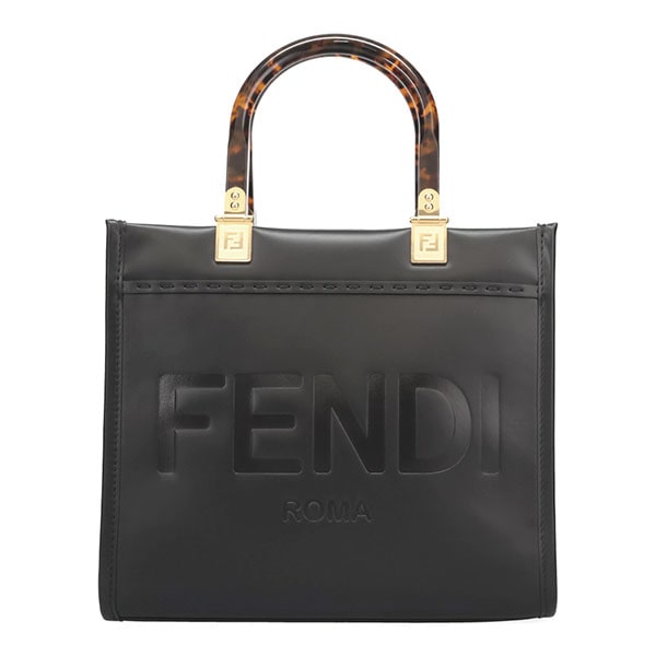フェンディ バッグ レディース FENDI サンシャイン スモール 8BH394 ABVL F0KUR ブラック