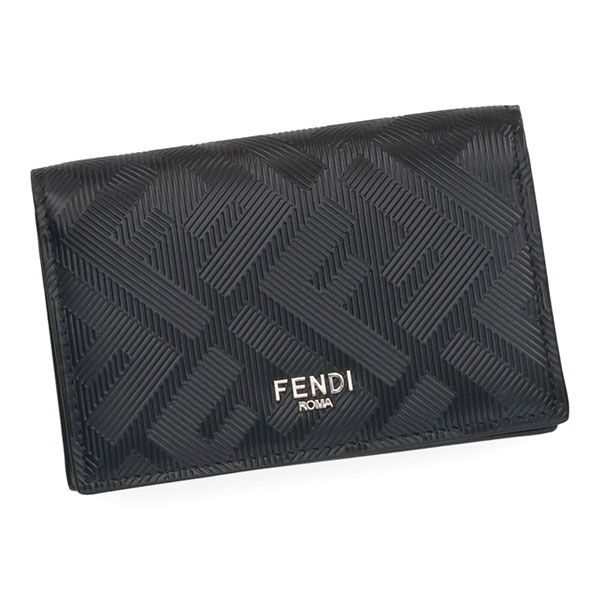 フェンディ 名刺入れ メンズ FENDI シャドー カードケース 7M0222 AJF4 F19KP ブラック フェンディ 名刺入れ メンズ FENDI シャドー カードケース 7M0222 AJF4