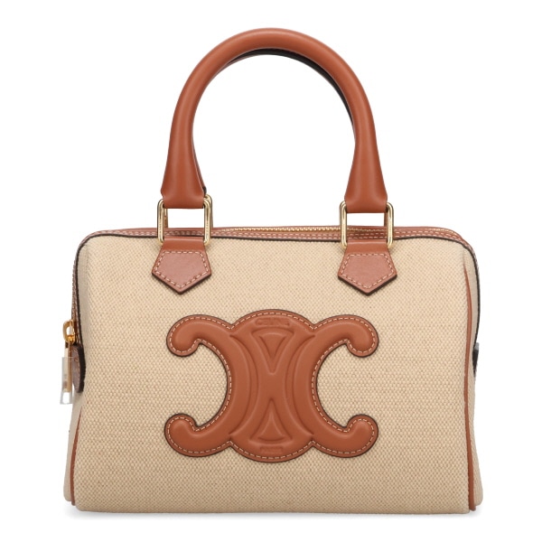 セリーヌ スモールボストン 19758 2EFL 02NT ナチュラル+タン セリーヌ バッグ レディース CELINE キュイル トリオンフ