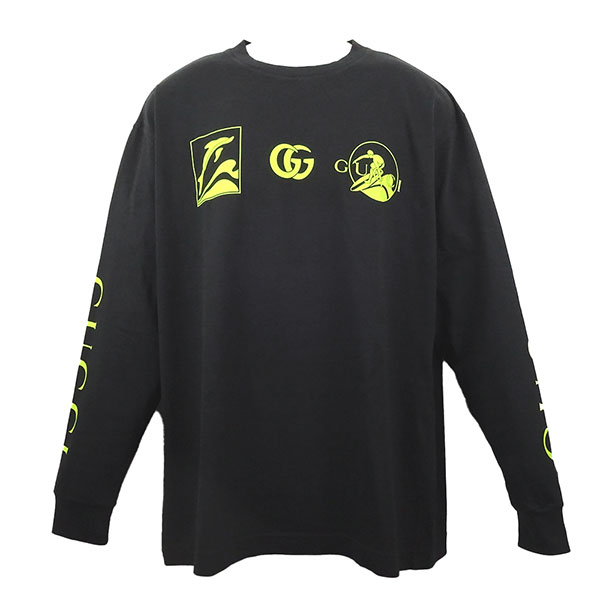 グッチ Tシャツ メンズ GUCCI 823832 XJG7Z 1152 ブラック サイズM