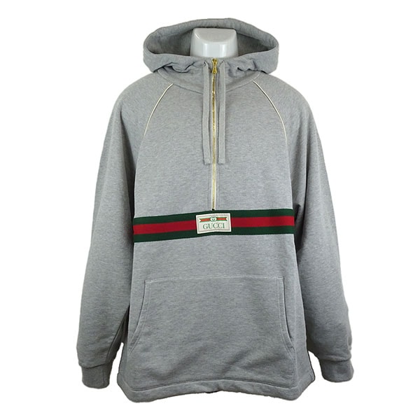 グッチ フーディ メンズ 645320 XJF63 1148 グレー サイズL グッチ フーディ メンズ GUCCI 645320 XJF63 1148 グレー サイズ