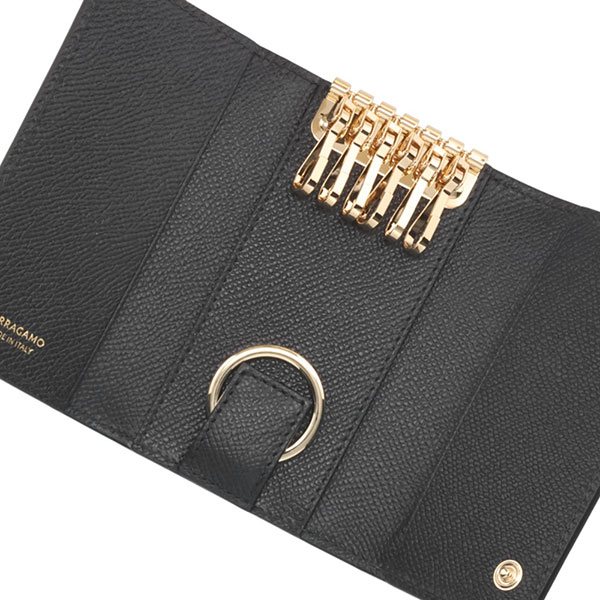 Ferragamo キーケース　ガンチーニ　フェラガモ　クロコダイル　ガンチーニ FERRAGAMO 並行輸入 フェラガモ キーケース ガンチーニ 220383 755125