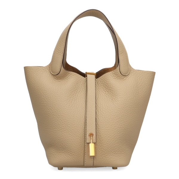 【プレミアム価格】 エルメス ピコタン PM 18cm HERMES トリヨンクレマンス トレンチ ゴールド金具 056289