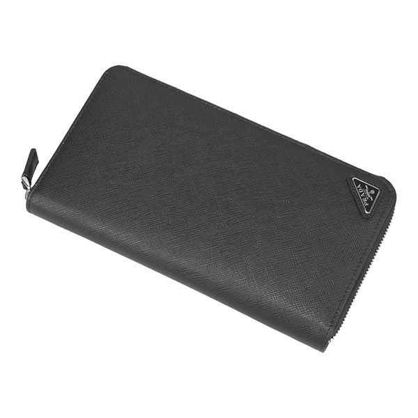 プラダ 財布 メンズ PRADA サフィアーノトライアングル ジップ