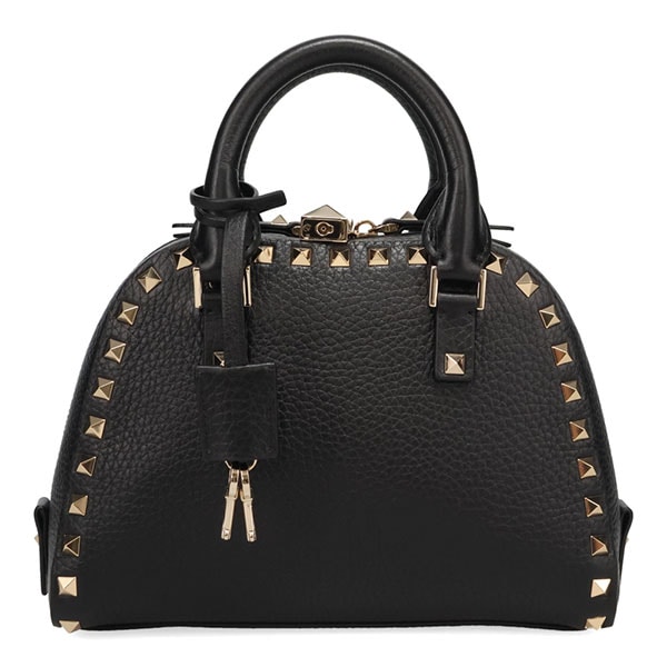 ヴァレンティノ バッグ レディース VALENTINO ロックスタッズ スモールダブルハンドルバッグ W2B0Q97 VSF 0NO ブラック