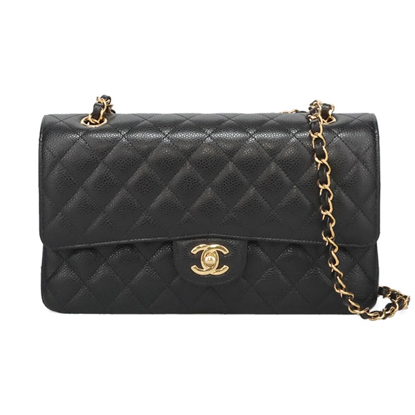 【プレミアム価格】　シャネル バッグ レディース CHANEL 11.12 クラシック ハンドバッグ A01112 Y01864 C3906 ブラック ゴールド金具