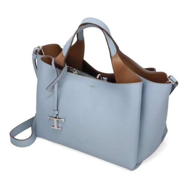 トッズ バッグ レディース TOD'S Tタイムレス レザーバッグ ミニ