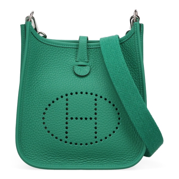 【プレミアム価格】 エルメス エブリン TPM 16cm HERMES トリヨンクレマンス ヴェールヴェルティゴ シルバー金具 069426