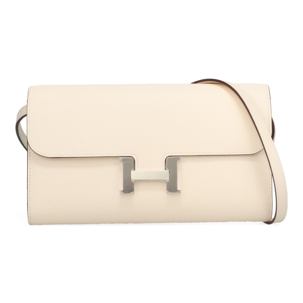【プレミアム価格】 エルメス コンスタンストゥーゴー HERMES ヴォーエプソン クレ シルバー金具 080125