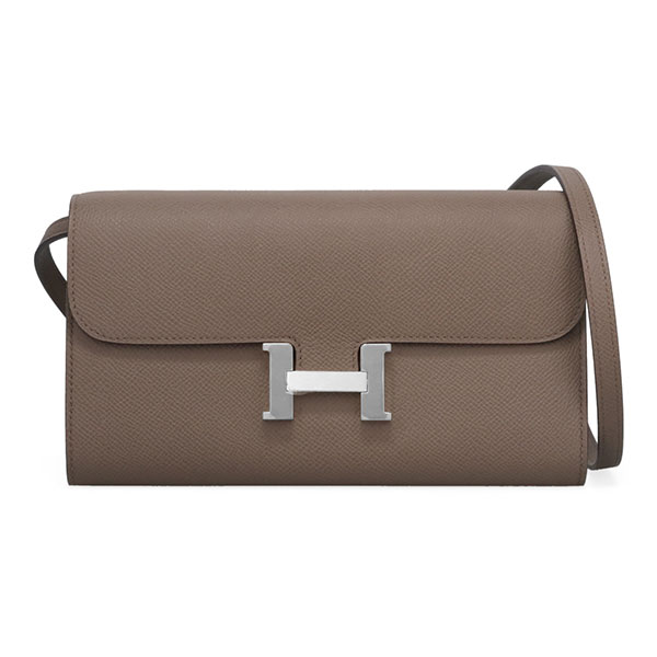 【プレミアム価格】 エルメス コンスタンストゥーゴー HERMES ヴォーエプソン エタン シルバー金具 080125