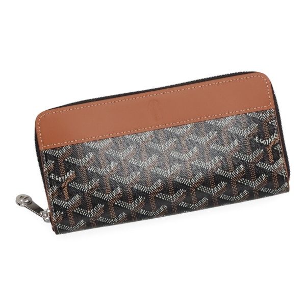 【プレミアム価格】ゴヤール 財布 GOYARD マティニョンGM ブラック+ナチュラル MATIG2GM
