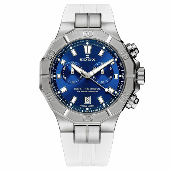 エドックス EDOX デルフィン オリジナル クロノグラフ　クォーツ 10113-3CAB-BUIN