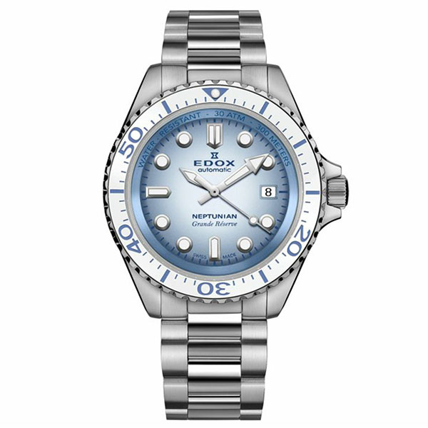 エドックス EDOX　ネプチュニアン グランデ リザーブ デイト オートマティック　80801-3BBUM-BUCDN