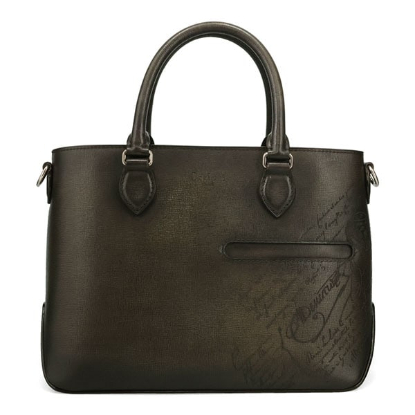 【プレミアム価格】 ベルルッティ バッグ メンズ BERLUTI トゥジュール スクリットレザートートバッグXS セルヴァオスクーラ 308199