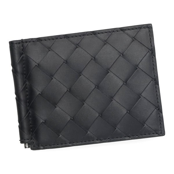 AJQ10 ボッテガヴェネタ 美品 イントレチャート マネークリップ メンズ