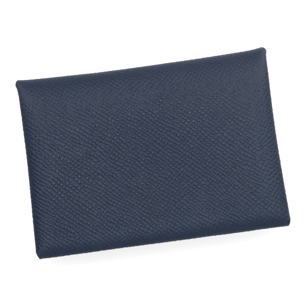 【プレミアム価格】 エルメス カルヴィ デュオ HERMES ヴォーエプソン ブルーアビス 083035