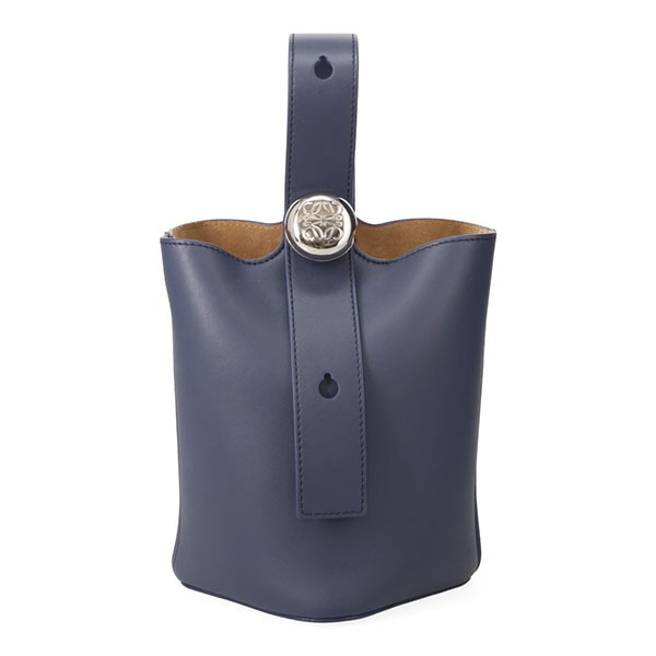 ロエベ バッグ レディース LOEWE ペブル バケットバッグミニ AANBBBMX01 4467 アビスブルー