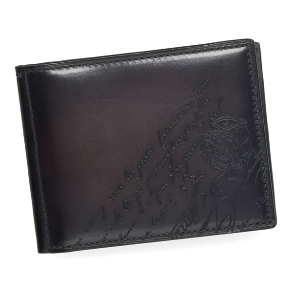 【プレミアム価格】 ベルルッティ 財布 メンズ BERLUTI フィギュア コインスクリットレザーウォレット ブラック 308101