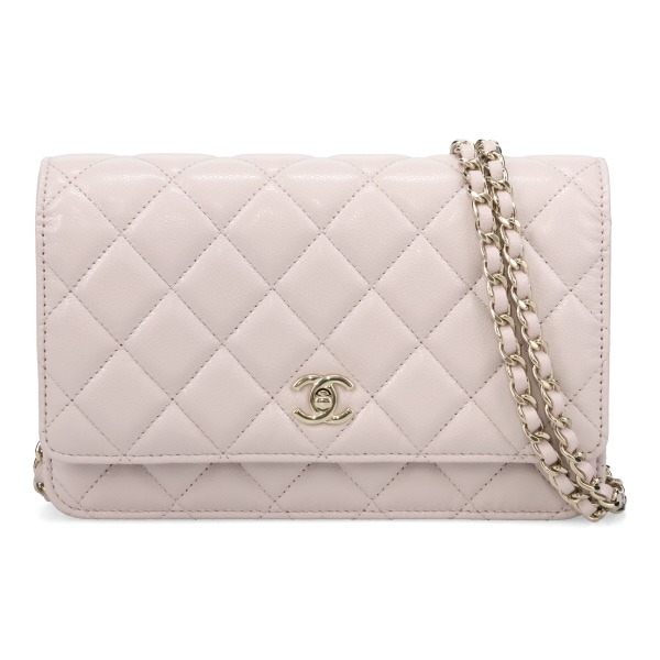 シャネル バッグ レディース CHANEL クラシック チェーンウォレット AP4241 B10583 U3645 ピンク シャンパンゴールド金具 プレミアム価格】 シャネル バッグ レディース CHANEL クラシック