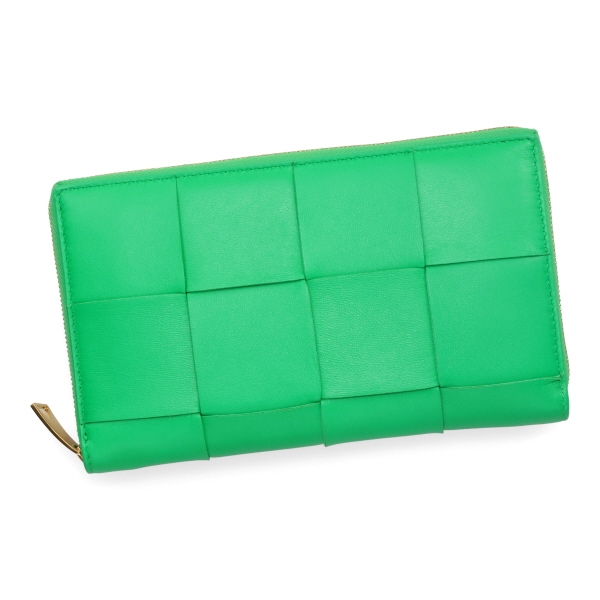 ボッテガヴェネタ 財布 BOTTEGA VENETA カセット ジップアラウンドウォレット 651368 VCQC1 3722 パラキート ボッテガヴェネタ 財布 BOTTEGA VENETA カセット ジップアラウンド