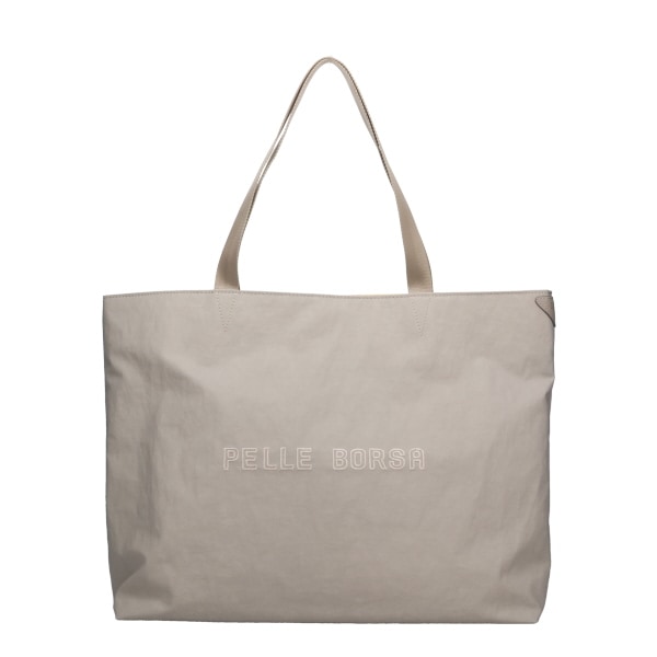 ペレボルサ バッグ レディース PELLE BORSA リンクル ラージサブバッグ 6525 LG ライトグレー