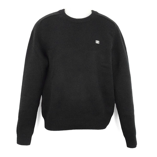 セリーヌ ニット メンズ CELINE クルーネックセーター 2AC85048T 38NO ブラック サイズM ※サイズ別の在庫状況はお問合せください。