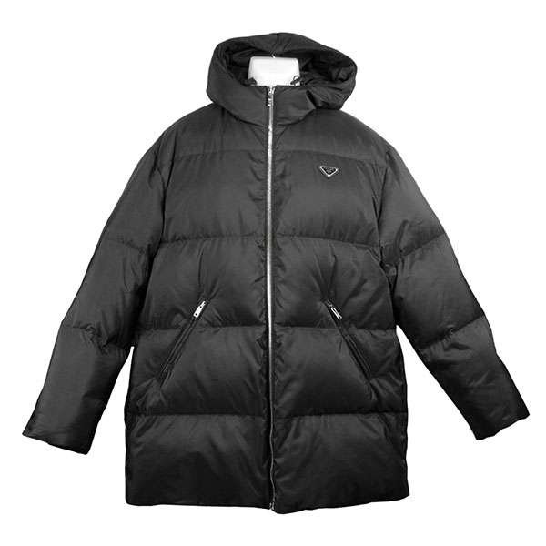 プラダ ダウンジャケット メンズ PRADA SGH073 R232 1060 NERO ブラック サイズL ※サイズ別の在庫状況はお問合せください。