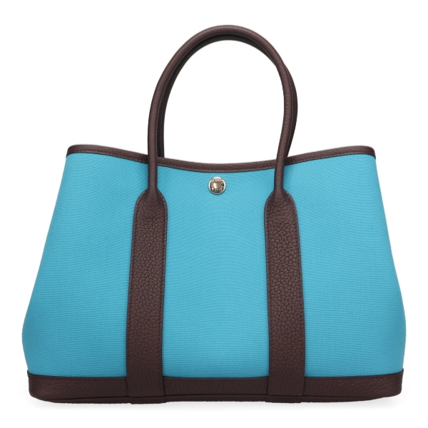 【プレミアム価格】 エルメス ガーデンパーティ TPM 30 HERMES トワルオフィシェ+ネゴンダ ブルーノール+ルージュアッシュ 051551