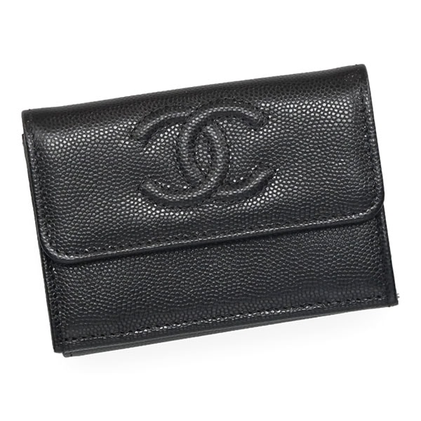 【プレミアム価格】 シャネル 財布 レディース CHANEL スモールフラップウォレット AP4655 B20633 94305 ブラック